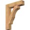 Ekena Millwork Balboa Block Smooth Bracket, Western Red Cedar, 3 1/2"W x 18"D x 22"H BKT04X18X22BOA05SWR - alternate 1